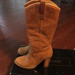 Colin Stuart genuine leather cowboy boots 6.5